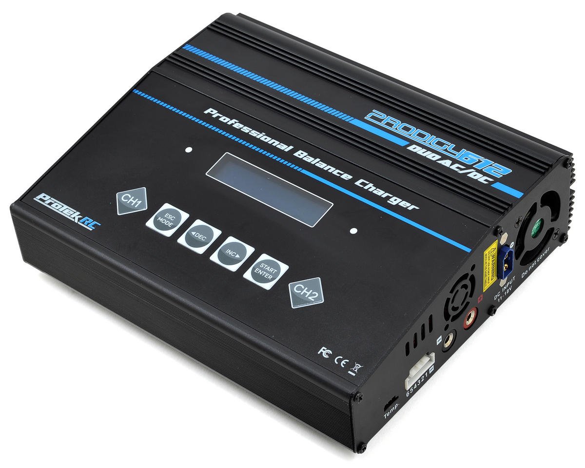  612 DUO AC" LiPo/LiFe/NiMH AC/DC Battery Charger (6S/12A/100W x 2